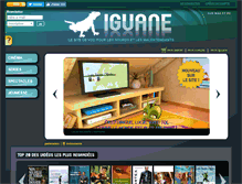 Tablet Screenshot of iguane-video.fr